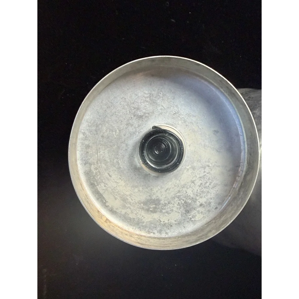 Vintage Comet Aluminum 9 Cup Coffee Percolator Camping Pot Glass Knob USA Made
